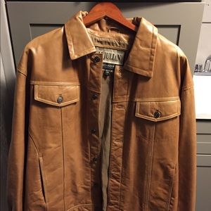 Men’s leather coat